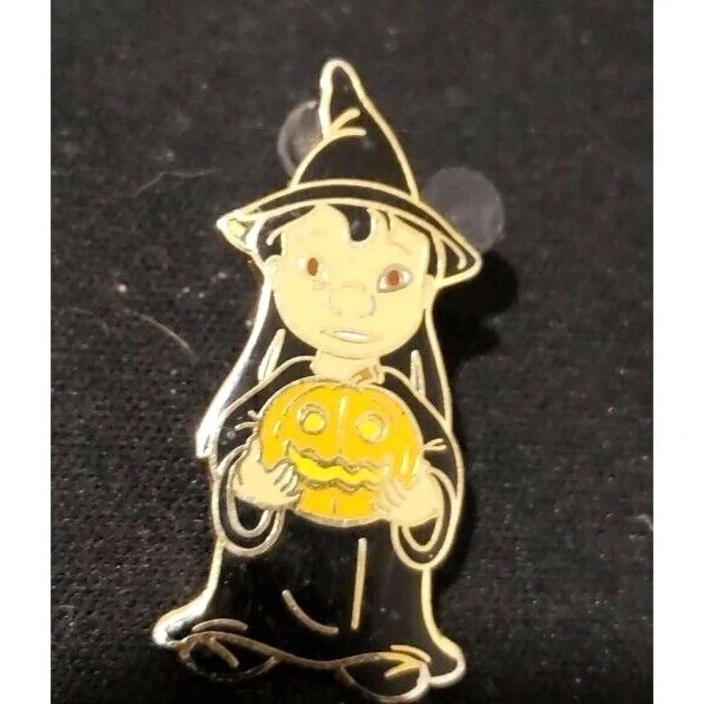 Disney Pin Halloween Lilo in Witch Costume Pumpkin‎ Jack-O-Lantern 2003 24633